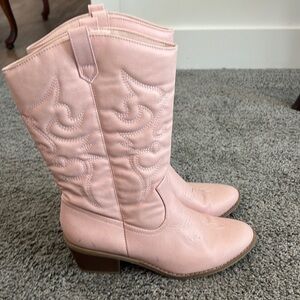 PINK COWBOY BOOTS SIZE 11